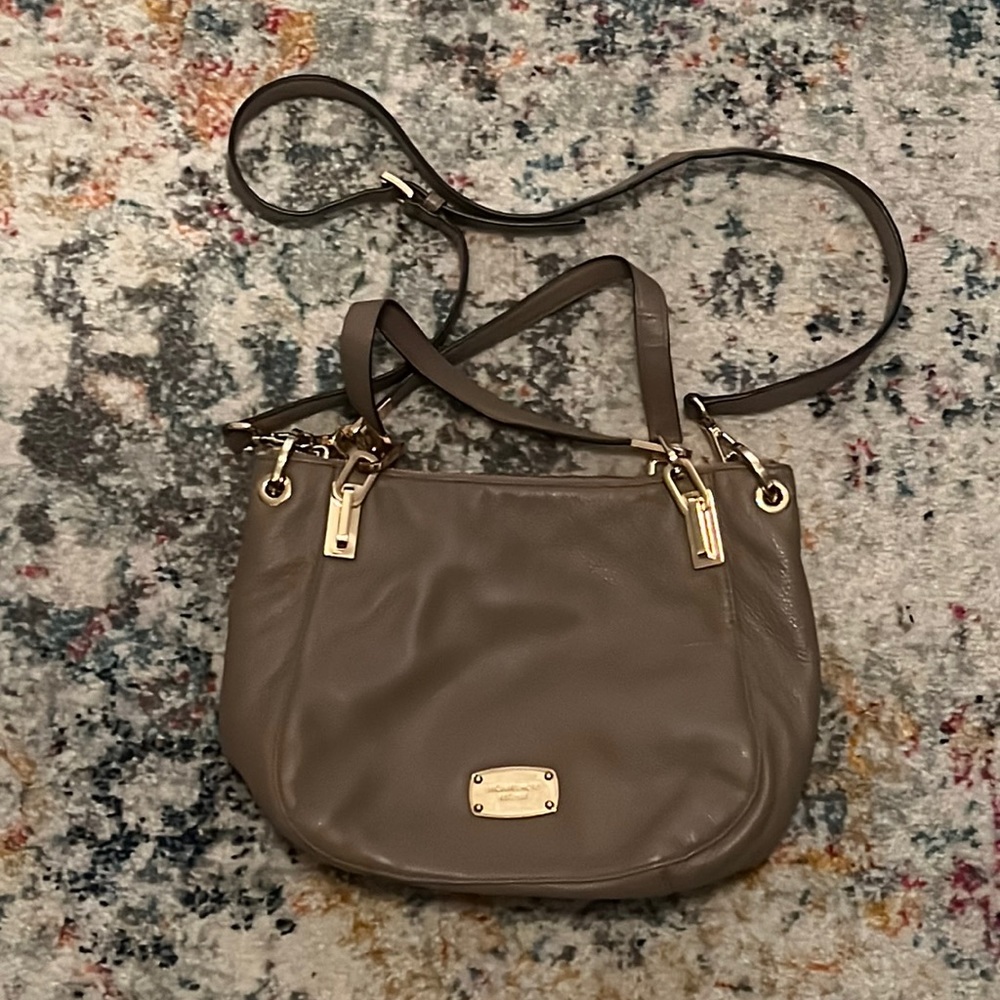 Michael Kors Taupe Shoulder Bag